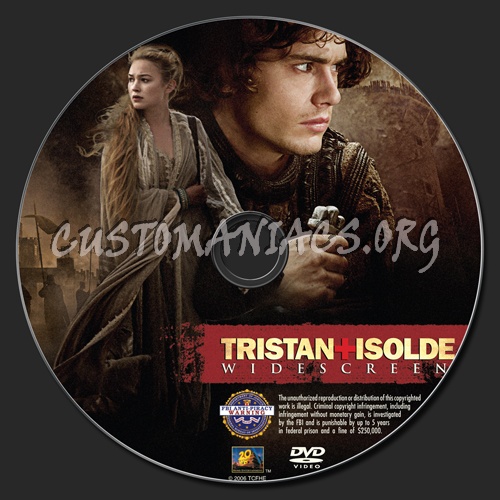 Tristan + Isolde dvd label