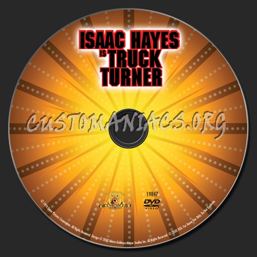 Truck Turner dvd label