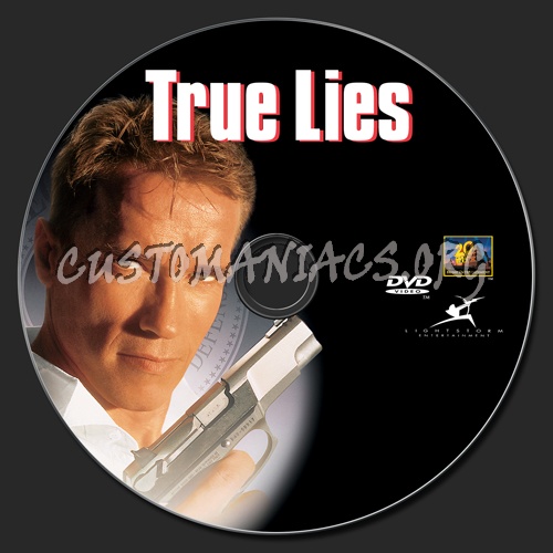 True Lies dvd label