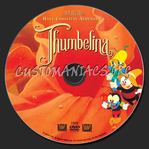 Thumbelina dvd label