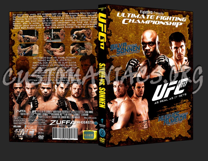 UFC 117 Silva vs. Sonnen dvd cover