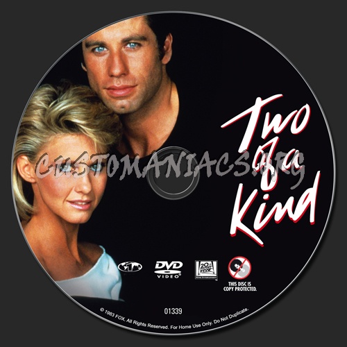 Two of a Kind dvd label