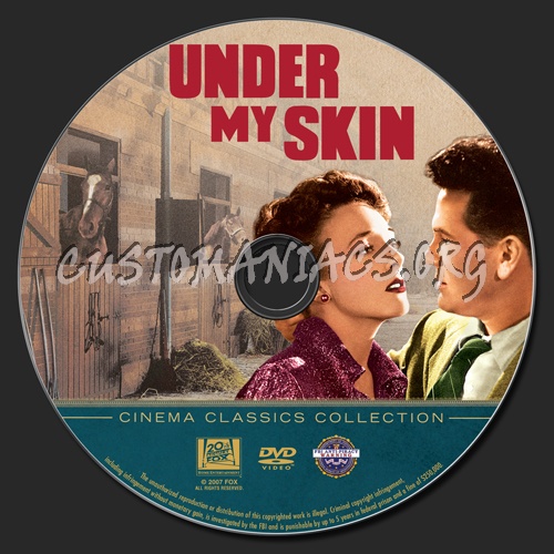 Under My Skin dvd label
