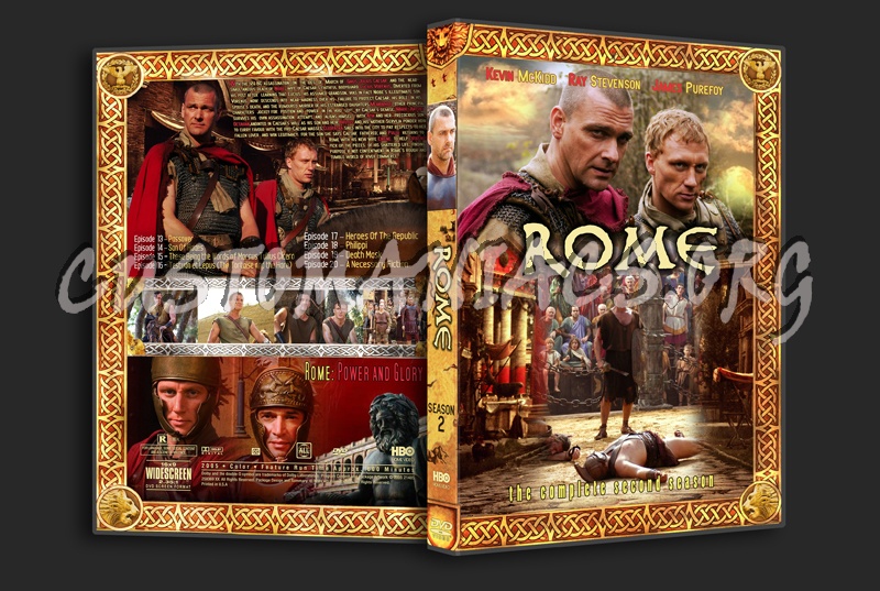 Rome Season 2 dvd cover