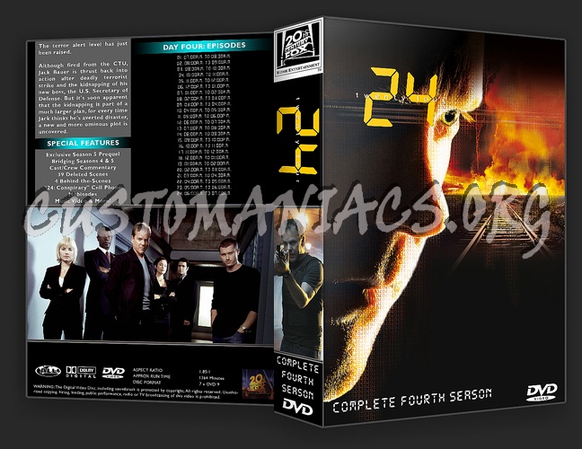 24 Complete Season 1-8 dvd cover