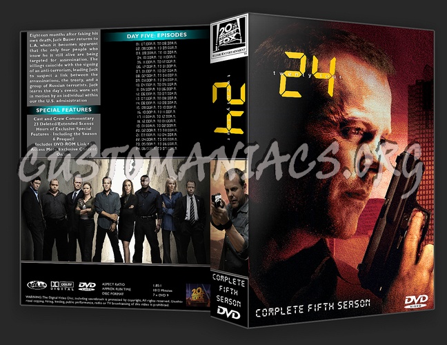 24 Complete Season 1-8 dvd cover