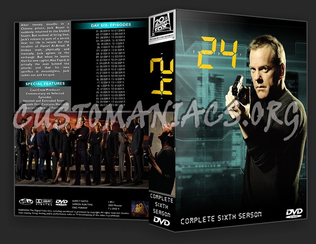 24 Complete Season 1-8 dvd cover