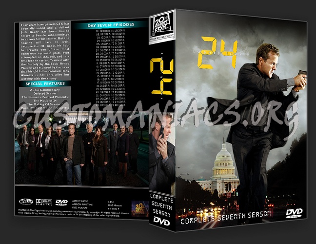 24 Complete Season 1-8 dvd cover