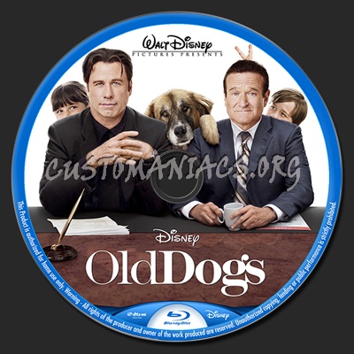 Old Dogs blu-ray label