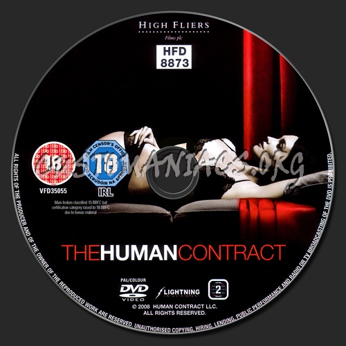 The Human Contract dvd label