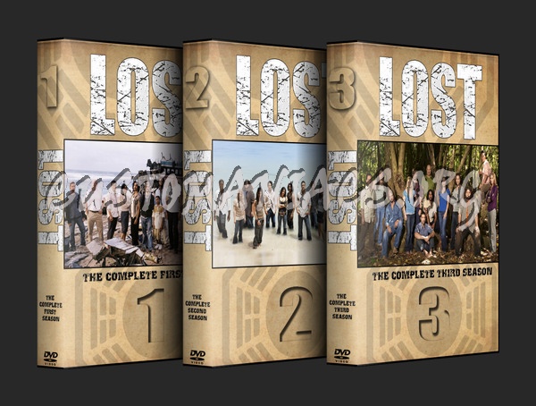 Lost Season 1-3 dvd cover