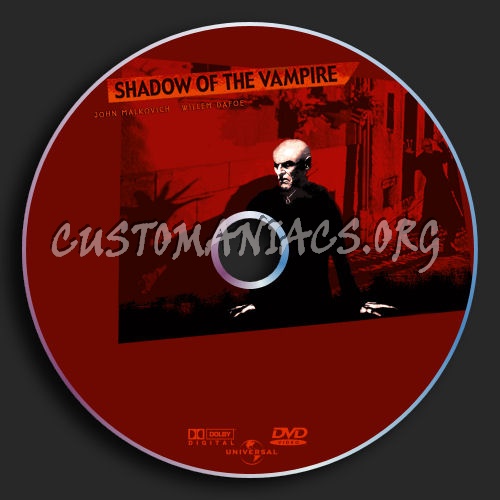 Shadow Of The Vampire dvd label