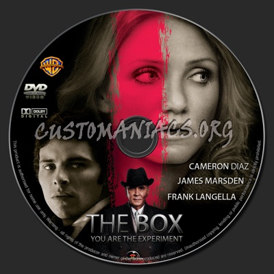 The Box dvd label
