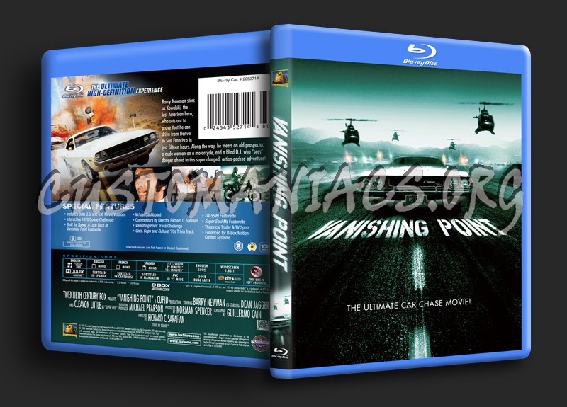 Vanishing Point blu-ray cover