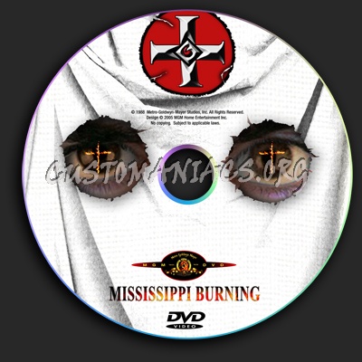 Mississippi Burning dvd label