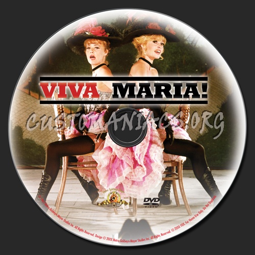 Viva Maria! dvd label