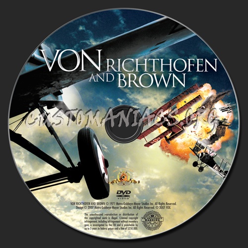 Von Richthofen and Brown dvd label
