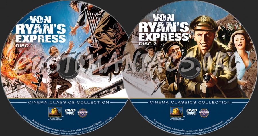Von Ryan's Express dvd label