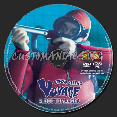 Voyage to the Bottom of the Sea dvd label