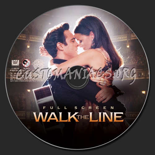 Walk the Line dvd label