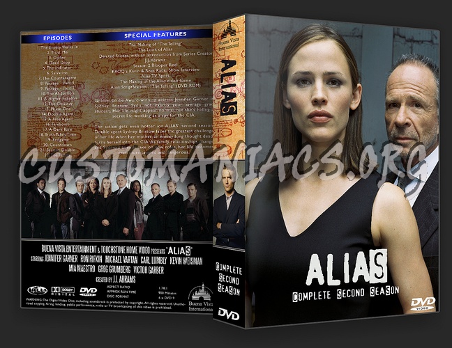 Alias complete Seasons 1-5 dvd cover