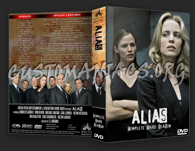 Alias complete Seasons 1-5 dvd cover