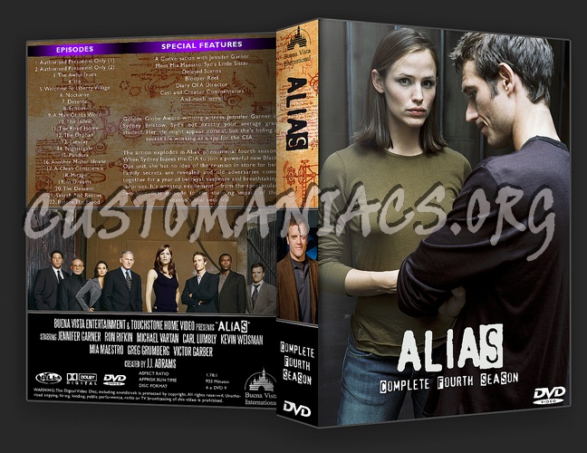 Alias complete Seasons 1-5 dvd cover