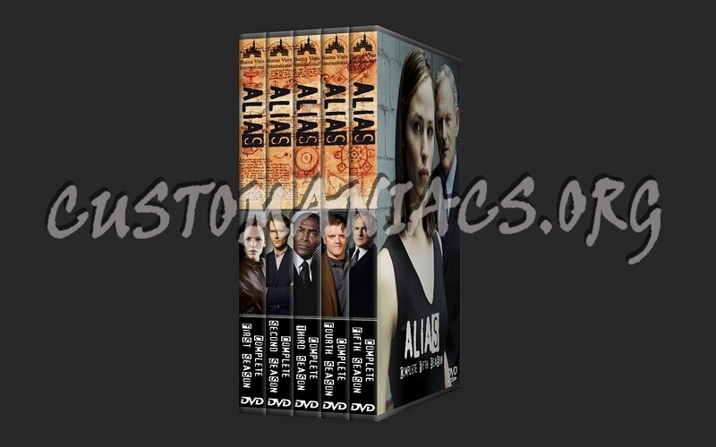 Alias Complete Seasons 1-5 dvd cover