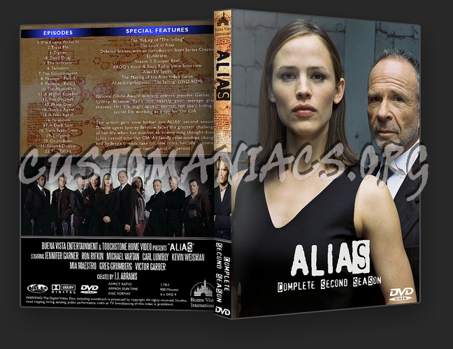 Alias Complete Seasons 1-5 dvd cover