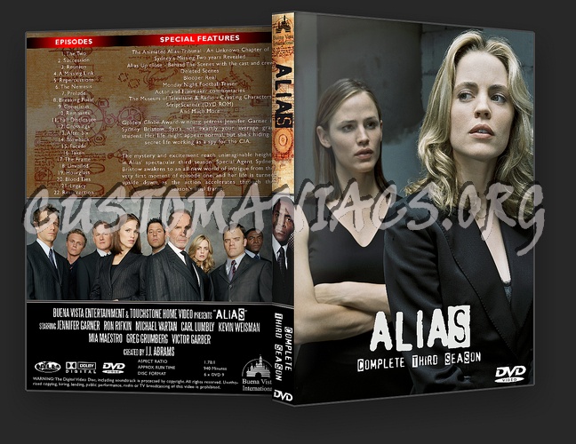 Alias Complete Seasons 1-5 dvd cover