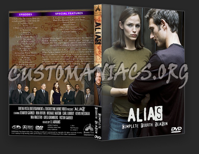 Alias Complete Seasons 1-5 dvd cover
