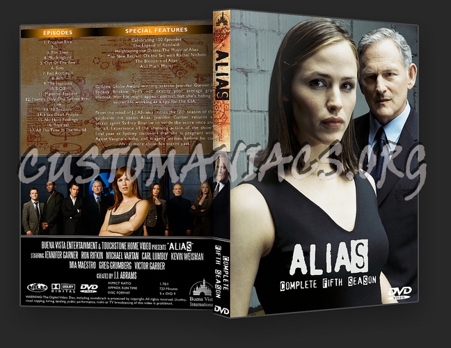 Alias Complete Seasons 1-5 dvd cover