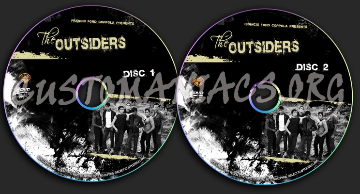 The Outsiders dvd label