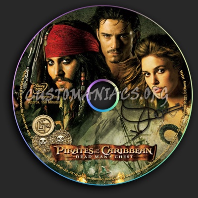 Pirates of the Caribbean  Dead Man's Chest dvd label