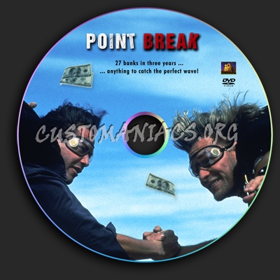 Point Break dvd label