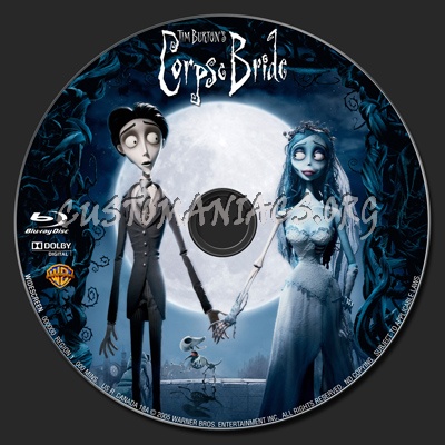 Corpse Bride blu-ray label