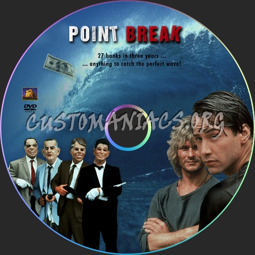 Point Break dvd label