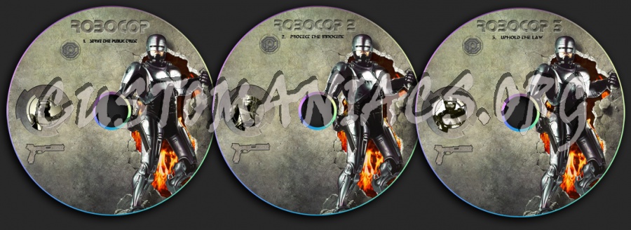 Robocop dvd label
