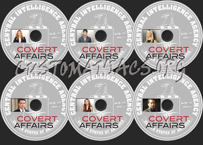 Covert Affairs dvd label