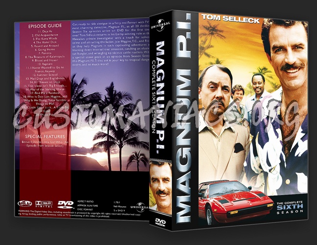 Magnum P.I. Complete Season 1-8 dvd cover