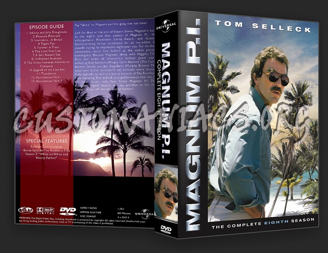 Magnum P.I. Complete Season 1-8 dvd cover