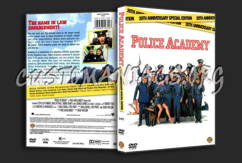 Police Academy: 20th Anniversary Special Edition dvd cover