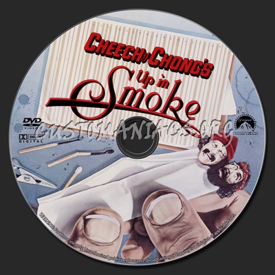 Up In Smoke dvd label