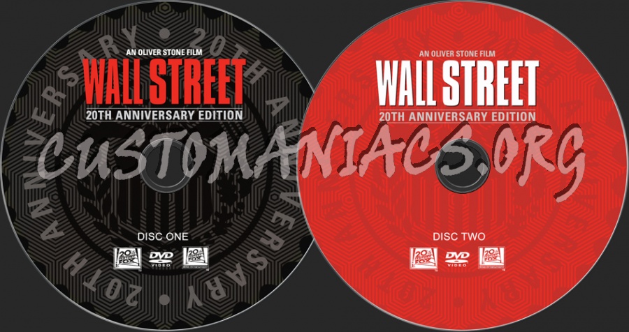 Wall Street dvd label