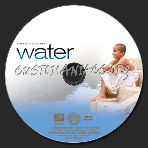 Water dvd label