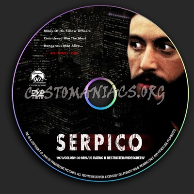 Serpico dvd label