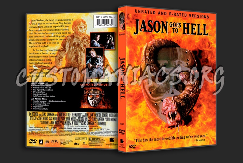 Jason Goes to Hell: The Final Friday dvd cover