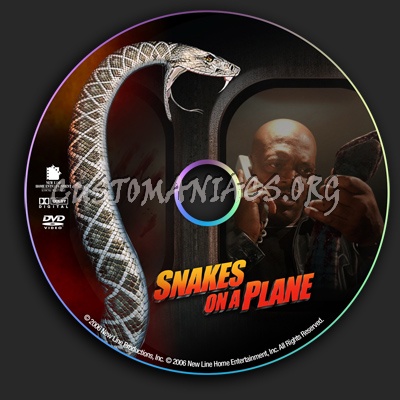 Snakes on a Plane dvd label