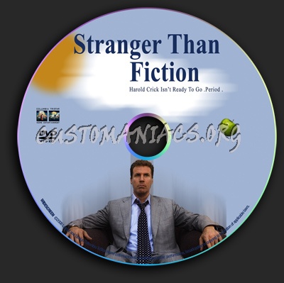 Stranger than Fiction dvd label