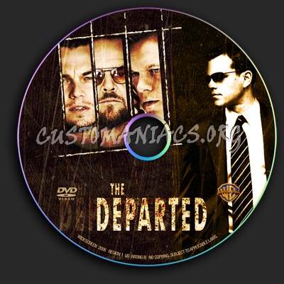 The Departed dvd label